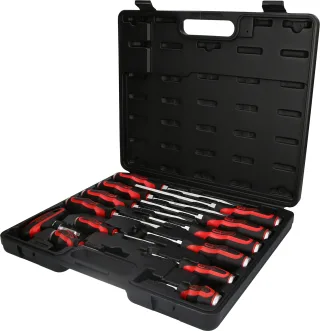 KS Tools ERGOTORQUE®max Schlagkappen-Schraubendreher-Satz, 13-tlg - 151.1150