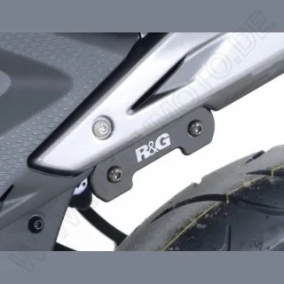 R&amp;G Fußrasten Abdeckung hinten Honda CBR 500 R / CB 500 F Bj. 2013-2015 Sozius Rastenabdeckung