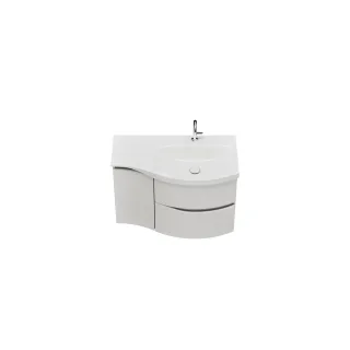 Burgbad Mineralguss-WT inkl. WTU Sinea 3.0 Weiß Matt/Alpinweiss, SHFA092RF6803C0001G0167 SHFA092RF6803C0001G0167