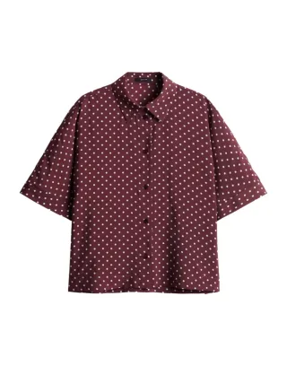 Opus - Bluse - Farise polkadot rot/weiß - Gr. - 40