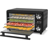 TurboTronic by Z-Line Dörrautomat TurboWave BIO Komplett aus Metall Dörrgerät ab 30°C - 80°C 350 W, 5 Etagen, Obsttrockner Dörrapparat 14L Dörrmaschine Dörrer