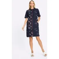heine Jerseykleid Sweatkleid Kurzarm