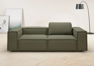 Home affaire 2-Sitzer "Watertown, modernes Sofa 246 cm breit, auch in Feincord" stilvolles Sofa für 2 Personen mit extra breiter Sitzfläche