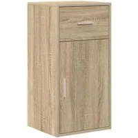 vidaXL Sideboard Sideboard mit Schubladen Sonoma-Eiche 38 x 34 x 75 cm (1 St)