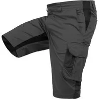 Qualitex Workwear Arbeitsshorts INDustriewaschfähige kurze Arbeitshose - slim-fit - mechanisch Stretch