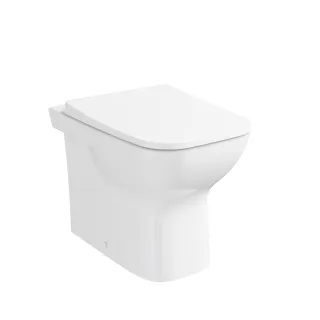 VitrA New S20 Square Tiefspüler-Stand-WC spülrandlos Smooth Flush back Weiß Hochglanz,7696L003-0075 7696L003-0075