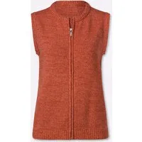 Sieh an! Strickweste Strickweste Ärmellos Jersey