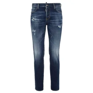 Dsquared2 Icon Jeans In Marineblau, Reguläre Passform