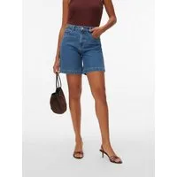Vero Moda Jeansshorts VMKATHY HR BERMUDA SHORTS SI357 Baumwollmischung, regular fit