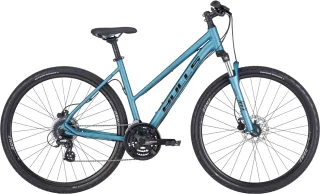 Fahrrad ⌄  Bulls Crossbike 1 Trapez Blau (Rahmenhöhe Bulls 28": 44 cm | Körpergr. 150 -160 cm)