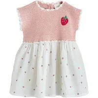 Next Strickkleid Gestricktes Twofer-Kleid für Babys (1-tlg)