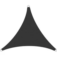 ESTEXO Sonnensegel Sonnenschutzsegel Schattenspender 3x3x3m HDPE anthrazit Dreieck