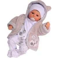 La Bortini Strampler, Jäckchen & Mütze Strampler Mütze Shirt Jacke Lätzchen 5Tlg Baby Set Größen 44 50 56 62 68 74
