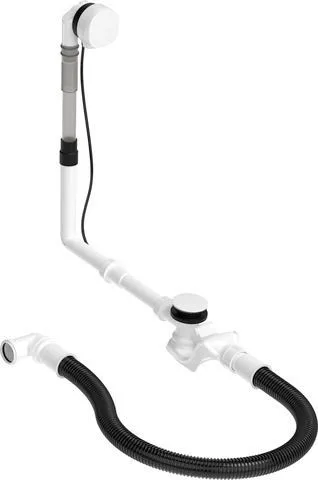Duravit Ab- und Überlaufgarnitur mit Zulauf Weiß 400x80x450 mm - 792219000000000 792219000000000