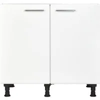 nobilia® Spülenschrank "Touch", vormontiert, mit höhenverstellbaren Sockelfüßen, Breite 90 cm