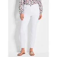 GOLDNER 7/8-Hose Slim Fit Jeans BELLA mit Dehnbund Elegante Damenhose mit Formbund und dekorativem Details