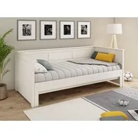OTTO home Funktionsbett " ERIK " Daybed, Gästebett, Kinderbett, Massivholz (Kiefer), 2. Schlafplatz ausziehbar, moderner Landhausstil, Schublade optional
