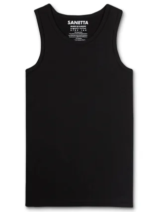 Sanetta - Shirt super black - Gr. - 128