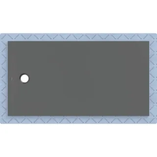 Geberit CleanFloor30 Duschfläche integriert, mit Dichtvlies, graphit: 170x90cm,, 551018DM1 551018DM1
