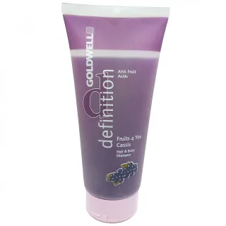 Goldwell Definition Fruits Shampoo Cassis Johannisbeere Gel Haar Körper 200ml