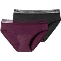Schiesser Midislip Secret Care, Zyklus-Slip für den Zyklus, zuverlässiger Schutz 12h, im 2er Pack