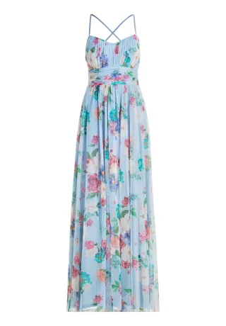 VM by Vera Mont - Abendkleid Blue/Rosé - Gr. - 34
