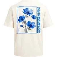 Neverless Oversize-Shirt Herren T-Shirt - Lumineus - Oversized Relaxed Fit Printshirt Sommer mit Print