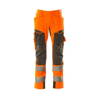 MASCOT Herren Hose mit Knietaschen ACCELERATE SAFE Hi-vis Orange / Dunkelanthrazit 51 - 19279-510-1418-82C51