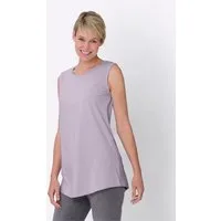 Sieh an! Shirttop Longtop Ärmellos