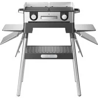 WMF Standgrill Lono Master, inkl. Standfuß, 2400 W, antihaftbeschichtete Aluminium-Gussplatten, Outdoor geeignet
