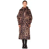 Rainkiss Poncho Dark Leopard Poncho