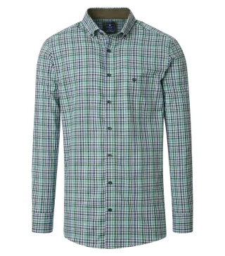 REDMOND - Freizeithemd grün - Gr. - XL