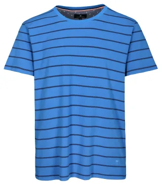 BASEFIELD - He.-Shirt Ringel lapis stripe - Gr. - L