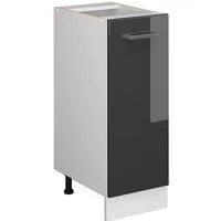 Vicco Apothekerschrank R-Line, Anthrazit Hochglanz/Weiß, 30 cm ohne Arbeitsplatte (1-St)