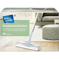 flink & sauber Staubwischer (48-St), Staubwischtücher Nachfüllpack
