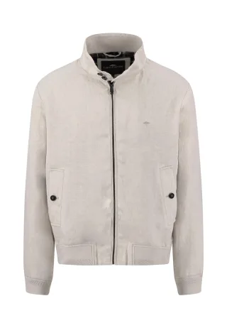 FYNCH-HATTON - Linen Harrington Blouson cement - Gr. - L