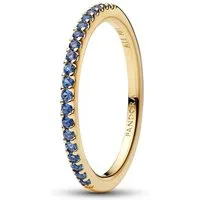 Pandora Fingerring Damenring Funkelndes Blau Halber Ewigkeits-