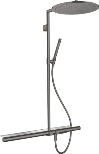 Hansgrohe Showerpipe 800 Axor Brushed Black Chrome 27984340