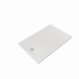 Kludi TERRA Duschwanne 09DW0653 90 x 140 x 3 cm, Abflussabdeckung inkl. Mattweiß