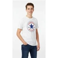 Converse Kurzarmshirt für Kinder Kurzarm, sportlicher Stil, mit Logodruck, elastisches Material