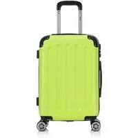 Flexot Hartschalen-Trolley F-2045 Kofferset, 360° Rollen, robuster Reisekoffer, Bordcase, 4 Rollen, Robuster und moderner Koffer mit vier 360° Rollen und Zahlenschloss