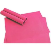 matches21 HOME & HOBBY Platzset Tischsets BORDA 4er Set Pink als Tischuntersetzer, (4-St), Abwaschbare Platzsets als Tischunterlagen für Ess-Tisch Tisch-Deko