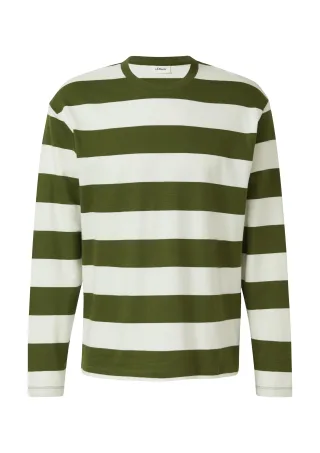 s.Oliver - T-Shirt olive/creme - Gr. - L