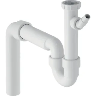 Geberit Spültisch-Ablauf G1 1/2x40 mm weiß in PP Universal-Abgangsbogen für ein Becken 152556111