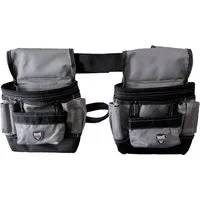 kwb Werkzeugtasche Gürtelt. 2tlg., m. Nyl.Gürt. (2-teilig Werkzeug-Tasche mit Nylon-Gürtel), Werkzeug-Tasche (2-teilig, mit Nylon-Gürtel), 19 x 8.5 x 21 cm