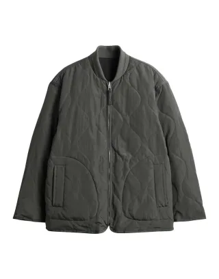 Opus - Wende-Steppjacke - Hevon grün - Gr. - 36