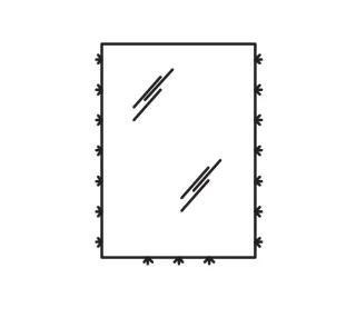 Pelipal Serie 15 Pelipal Funktionsspiegel S15-FSP06, B:600, H:700, T:32mm S15-FSP06