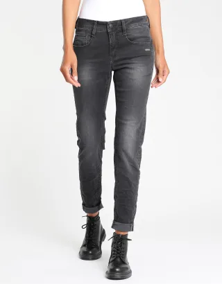 GANG - 94AMELIE - relaxed fit wool dark wash - Gr. - 26