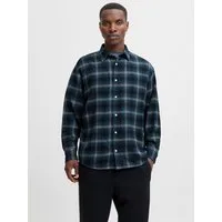 Jack & Jones Langarmhemd JCOCOVER CHECKED FLANNEL SHIRT LS