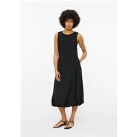 s.Oliver Midikleid Kleid Midi-Kleid aus Viskosemix mit Ballonsaum